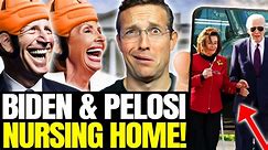 Biden And Pelosi HOLD HANDS After Confused Joe FREEZES UP | 'Nursing Home Reunion!’👴🏻🤣