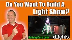 Holiday Light Shows 101: LEDs, Controllers, Props, and Sequencing for BEGINNERS. 5 Hour MegaTree!