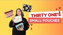 Thirty One Gifts Small Pouches January 2024!