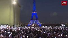 Watch: Eiffel Tower, White House lit up in Israeli flag colours amid conflict