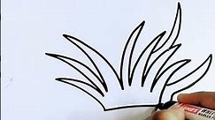 How to draw Grass #howtodraw #kidsdrawing #shorts @PalakEducationArts
