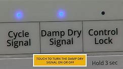 How To Use The Damp Dry Signal On Your Dryer