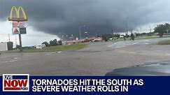 Alabama Tornado: Eufaula hit hard by a twister as severe weather rolls in | LiveNOW from FOX