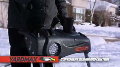 YARDMAX 26 in. 212 cc Two-stage Self-propelled Gas Snow Blower with Push-button Electric Start and Headlight YB6770