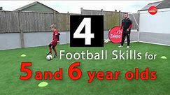 4 Football Skills for 5 and 6 year olds to learn