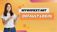 mywifiext.net default login, password and username