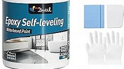 Tub Refinishing Kit, Epoxy Bathtub Paint, Self-Leveling Tub and Tile Paint with Tools, Low Odor& 20X Thicker Than Other Sink Paint for Bathroom, Kitchen, Bright Gloss White-Sink Size Kit