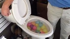 Gerber Avalanche Flushes 10lbs of Water Balloons