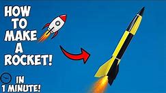 STEP BY STEP: How To Build A Rocket Using This Simple Kit!
