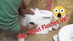 Up Flush Toilet