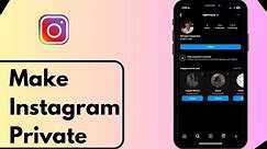 How To Make Instagram Account Private | Instagram Account ko Private Kesy Banaiy 2024