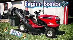 FIXING A $100 CRAFTSMAN RIDING MOWER WITH ENGINE PROBLEMS