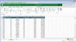 Top tips for working in Excel for the web