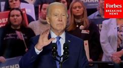 WATCH: Biden Repeatedly Interrupted By Protesters During Campaign Rally In Virginia