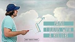 Paint a Cloud Mural in a Day the Easy Way | DIY Nursery Mural #2