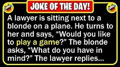 🤣 BEST JOKE OF THE DAY! - A lawyer was sitting next to a blonde, during a... | Funny Daily Jokes