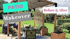 DIY Patio Makeover | Before and After with a Pergola