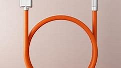 Lightning Cable, Fast Charging iPhone Cable with Voice-Activated Night Light, Tangle-Free Silicone Charging Cord Compatible with 15/14/ 13/12/11/Pro/Max/XR/Plus/SE/iPad, 5ft/1.5m,Orange