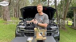 RA Next Gen Ford Ranger DIY Dual Battery Tray Installation Guide | Piranha | AussieDrifter Touring