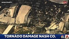 Tornado damage reported in North Carolina