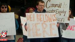 University of Louisville students protest bills aimed at limiting DEI programs