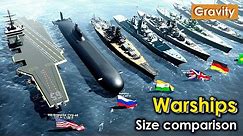 Warships Size Comparison