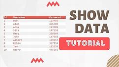 PHP & MySQL Tutorial: Displaying Database Data in HTML Tables
