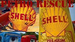 Rescued After Sitting Over 40 Years! Old Shell Gas Station Signs , Gas Pump Treasures!