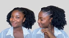 How to style short natural hair in few minutes