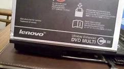 how to replace & open ultrabay dvd on lenovo thinkpad