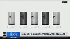 Fridge recall by Frigidaire because of choking and laceration hazards