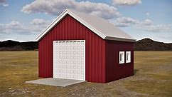 20x20 Pole Barn: Great Affordable Equipment Storage | Pole Barn Kits