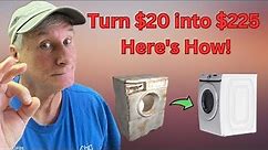 How to Flip a Washing Machine for Profit: From $20 to $225 with Simple Repairs