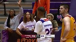 Hansel Emmanuel, one-armed player for Northwestern State, scores first college points, including a dunk