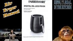 Farberware Digital Oil-Less Fryer Manual FBW FT 43479 BK Air Fryer