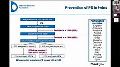 Prediction and prevention of preeclampsia by Zsófia Benkő (Hungary)
