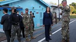 Kamala Harris visits DMZ amid tension over North Korean missile launch - KESQ