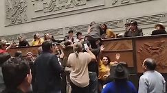 Brawl breaks out in Bolivian parliament