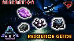 ARK ABERRATION OIL VEINS, OBSIDIAN, BLACK PEARL & ELEMENT ORE LOCATIONS (RESOURCE GUIDE)