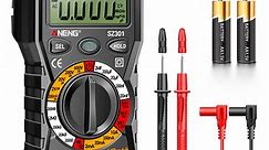 ANENG Digital Multimeter with Case,DC AC Voltmeter,Ohm Volt Amp Meter,Measures Voltage,Current,Resistance,Continuity,Diodes,Electric Tools for Househould Outlet,Automotive Battery Test