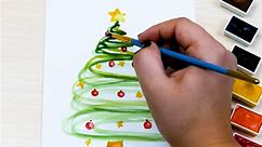 Easy Ideas Christmas Painting 🌲🌲🌲