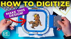 How to Digitize a Cartoon Design with the Design Doodler | Digitizing Embroidery Tutorial