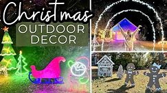 Christmas 🎄 Outdoor DIY Decor | DIY Outside Christmas Lights & Decorations | Decorating Ideas 2023