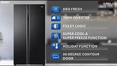 Introducing Haier HRF-680 Side by Side Refrigerators!