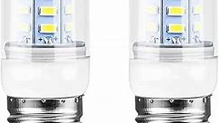 Hugexpen 5304511738 Refrigerator Bulb for Frigidaire Electrolux Refrigerator Parts and Accessories 5304511738 PS12364857 AP6278388- LED Bulb Wattage: 3.5w (2)