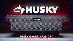 Husky 71.36 in. Diamond Plate Aluminum Full Size Crossbed Truck Tool Box 102100-9-01