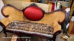 Antique Victorian Couch Upholstery