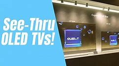 LG's Transparent OLED TVs