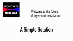 Dryer Vent Made Easy | New Construction Installation