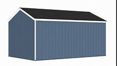 8x14 Value Gable Shed with Floor, Wood DIY Precut Kit, Outdoor Storage for Backyard, Garden, Patio, Lawn